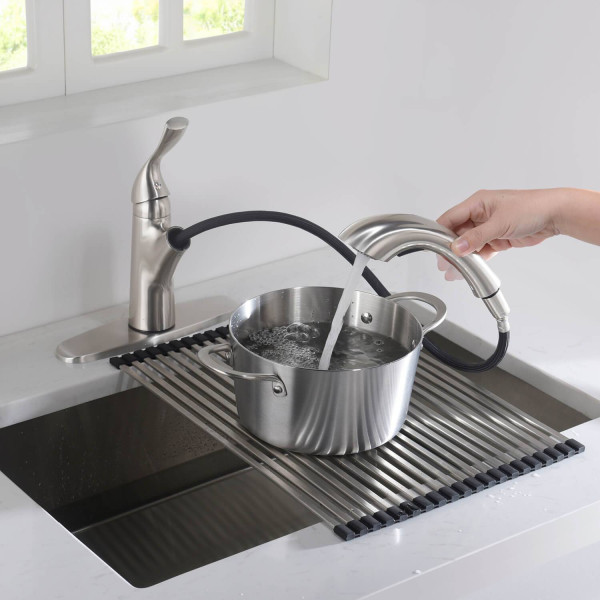 KIBI F103BN Single Handle Pull Down Kitchen Faucet