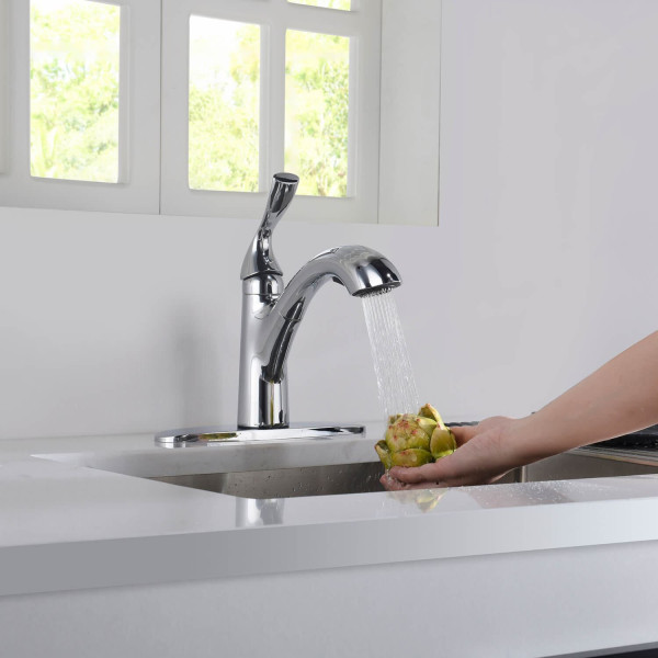 KIBI F103CH Single Handle Pull Down Kitchen Faucet