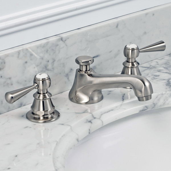 Water Creation F2-0009-..-ML Lever Two Handles Faucet with Pop-Up Drain 