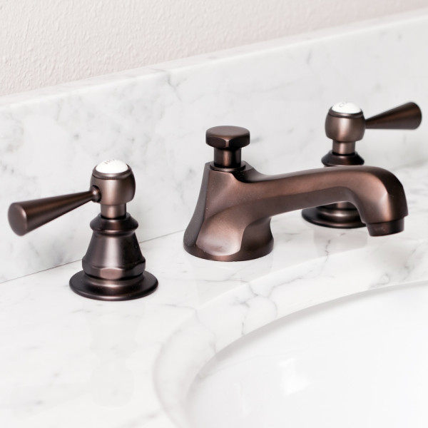 Water Creation F2-0009-..-ML Lever Two Handles Faucet with Pop-Up Drain 
