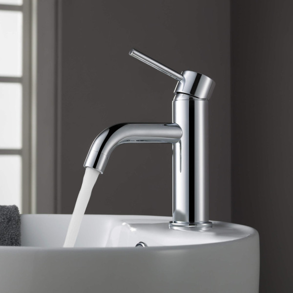 KIBI F201CH Single Handle Bathroom Sink Faucet with Pop Up Drain