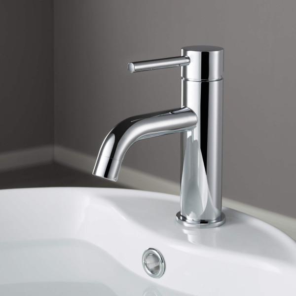 KIBI F201CH Single Handle Bathroom Sink Faucet with Pop Up Drain