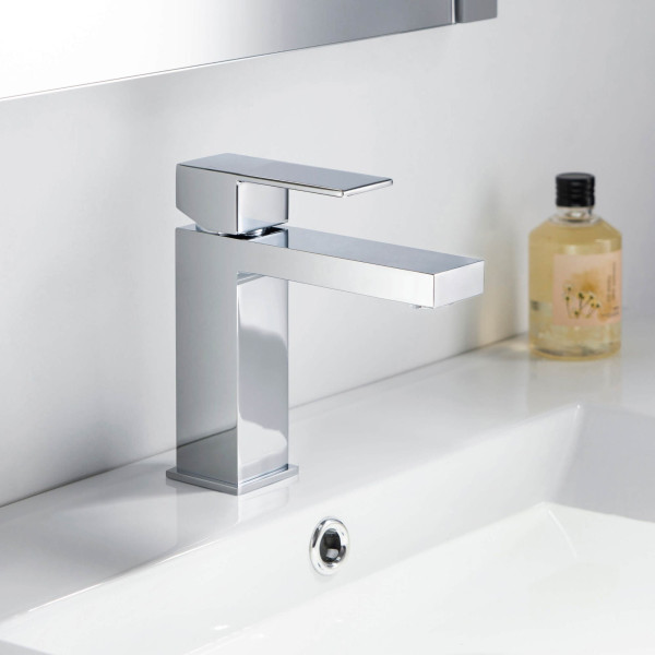 KIBI F202CH Single Handle Bathroom Sink Faucet with Pop Up Drain