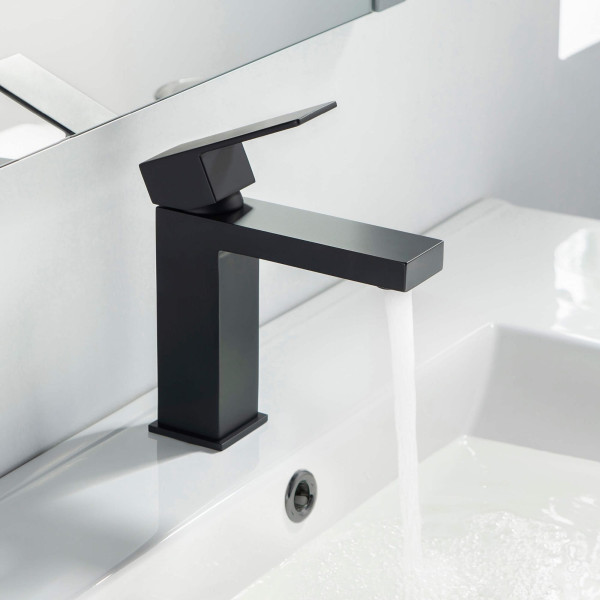 KIBI F202MB Single Handle Bathroom Sink Faucet with Pop Up Drain