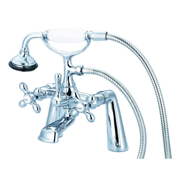 Water Creation F6-0003-..-AX Brass Tub Bathroom Faucet with Handle Shower 