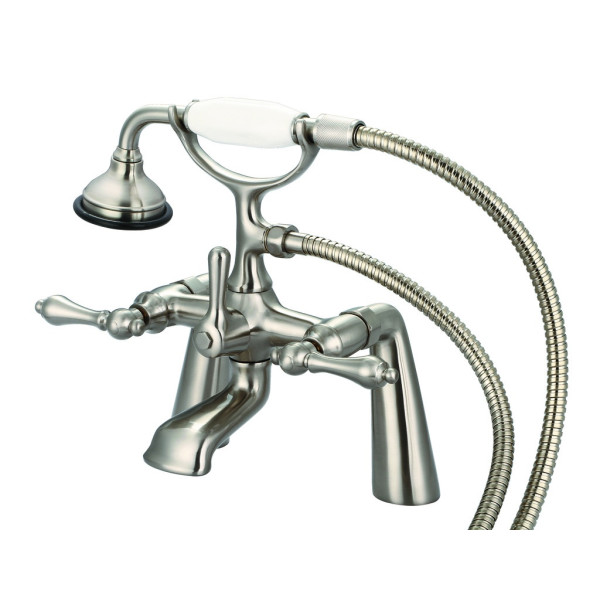 Water Creation F6-0003-..-AL Deck Mounted Tub Faucet with Handheld Shower 