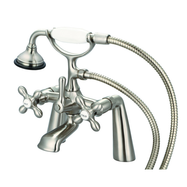 Water Creation F6-0003-..-AX Brass Tub Bathroom Faucet with Handle Shower 