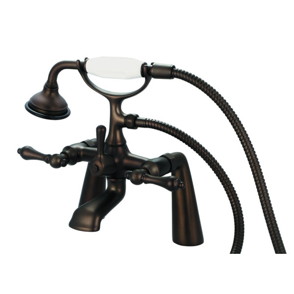 Water Creation F6-0003-..-AL Deck Mounted Tub Faucet with Handheld Shower 