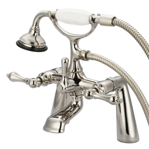 Water Creation F6-0003-..-AL Deck Mounted Tub Faucet with Handheld Shower 
