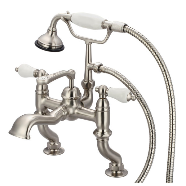 Water Creation F6-0004-..-PL Vintage Classic Design Deck Mounted Tub Faucet