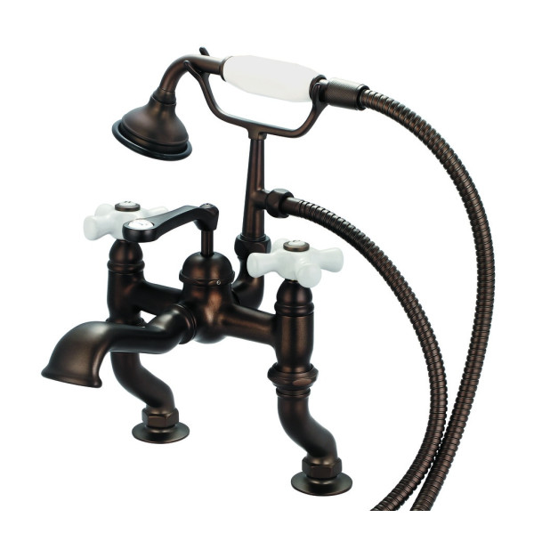 Water Creation F6-0004-..-PX Adjustable Deck Mount Tub Faucet Made Of Brass