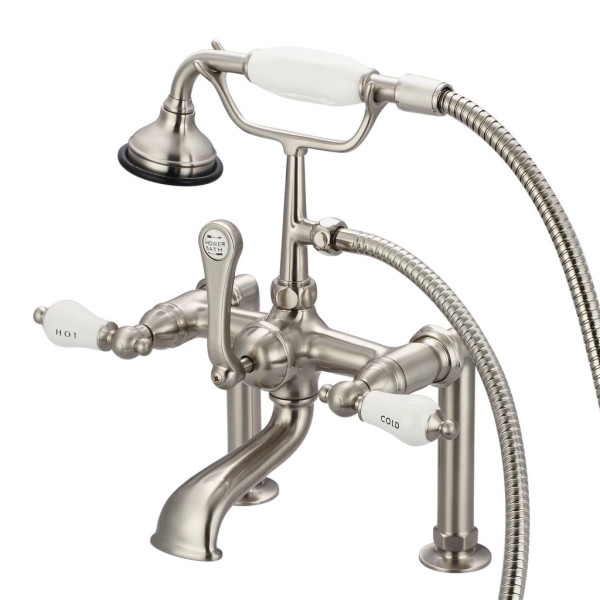 Water Creation F6-0006-..-CL 6 In. Risers Included With Handheld Tub Faucet