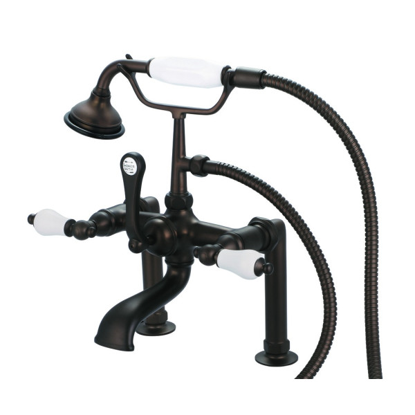 Water Creation F6-0006-..-PL Deck Mounted Tub Faucet with Handheld Shower 