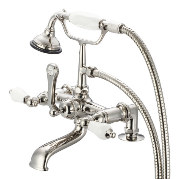 Water Creation F6-0007-..-PL Bath Faucet With 2 Inch Risers & Handshower