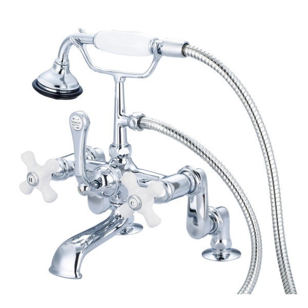 Water Creation F6-0008-..-PX Adjustable Center Tub Faucet With Handshower