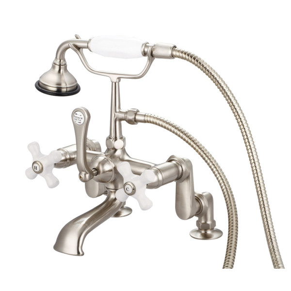 Water Creation F6-0008-..-PX Adjustable Center Tub Faucet With Handshower