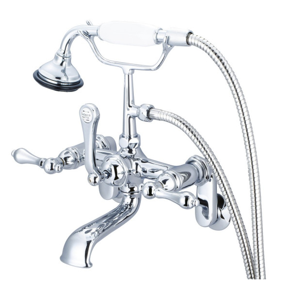 Water Creation F6-0009-..-AL Wall Bathtub Faucet With Swivel Wall Connector