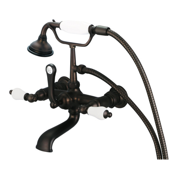Water Creation F6-0010-..-PL Wall Mount Bath Tub Faucet With Wall Connector