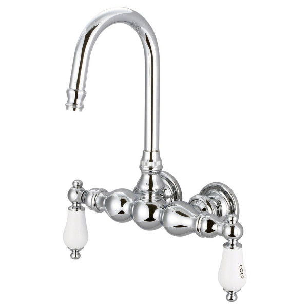Water Creation F6-0014-..-CL Vintage Classic 3-3/8 Inch Center Tub Faucet