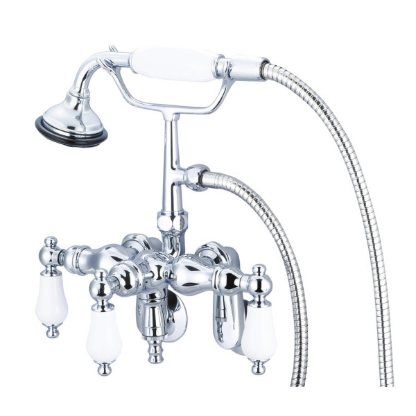 Water Creation F6-0018-..-PL Adjustable Center Tub Faucet With Down Spout