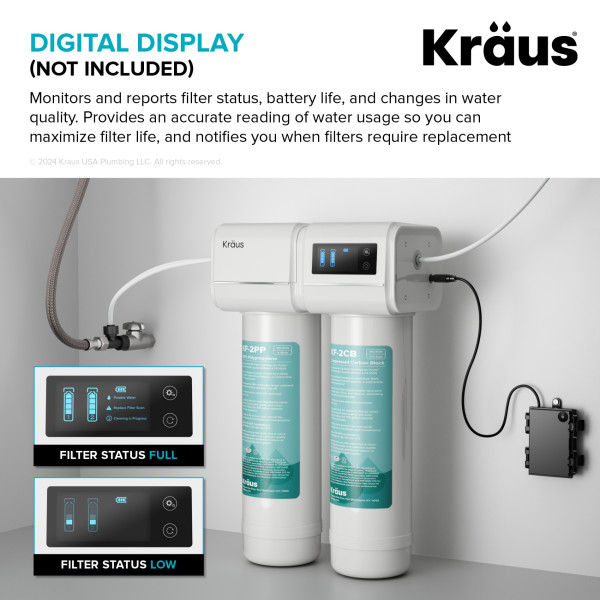 KRAUS FC-101 Replacement Filter Cartridges with Carbon Block and Filters