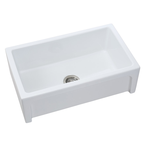 Lenova FC-30-W Reversible Fireclay Kitchen Sink