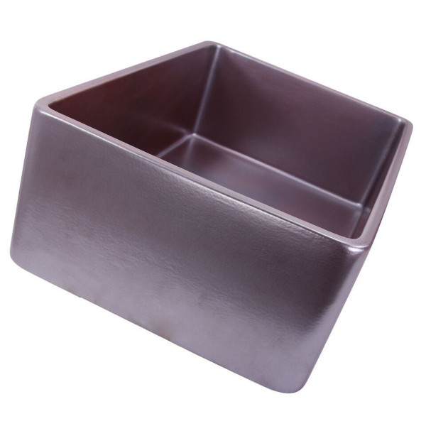 Nantucket Sinks FCFS3320S-ACCIAIO 33" Farm Fireclay Sink In Iridescent
