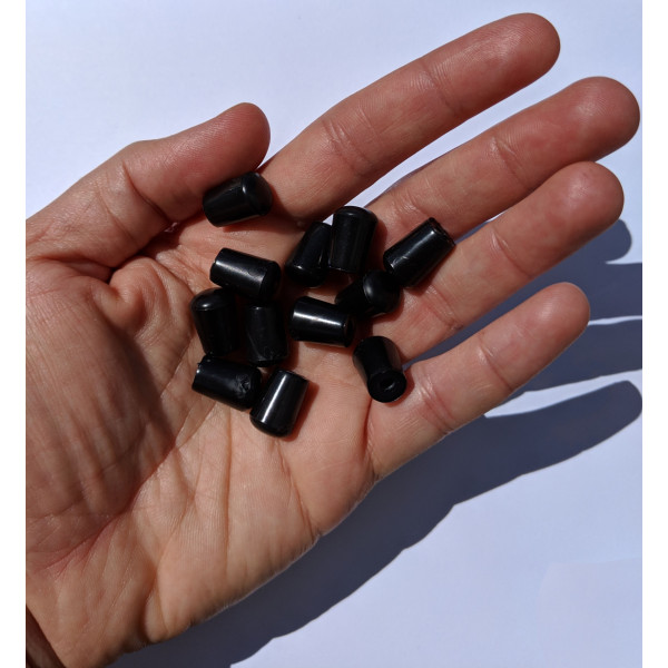 GRFT-B 12 Replacement Pieces of Black Rubber Feet for Whitehaus Sink Grids