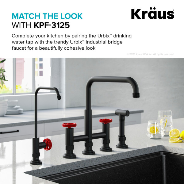 Kraus FF-101 Urbix™ 100% Lead-Free Kitchen Water Filter Faucet