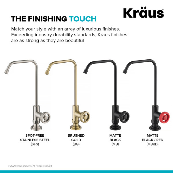 Kraus FF-101 Urbix™ 100% Lead-Free Kitchen Water Filter Faucet