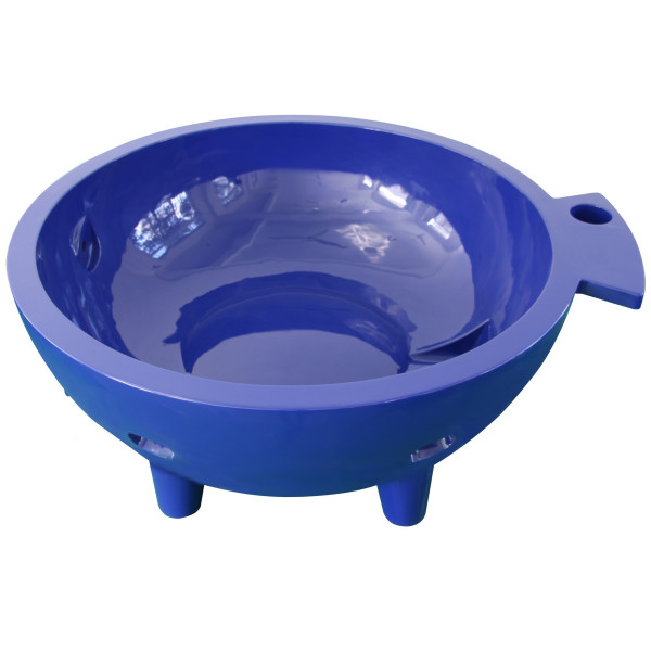 ALFI brand FireHotTub The Round Fire Burning Portable Outdoor Hot Bath Tub