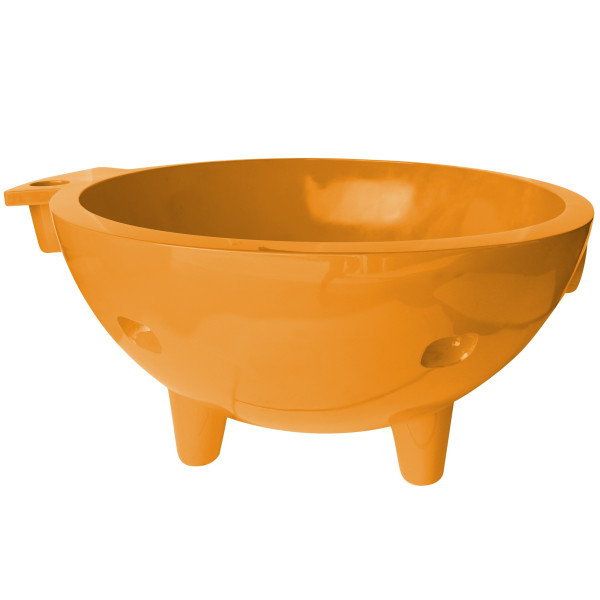 ALFI brand FireHotTub The Round Fire Burning Portable Outdoor Hot Bath Tub