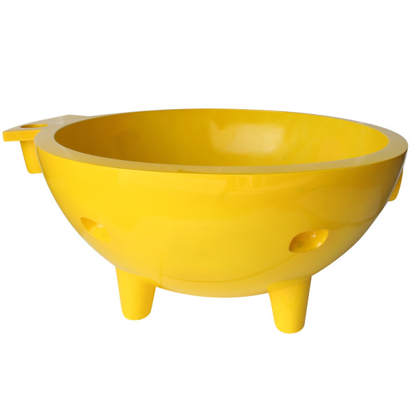 ALFI brand FireHotTub The Round Fire Burning Portable Outdoor Hot Bath Tub