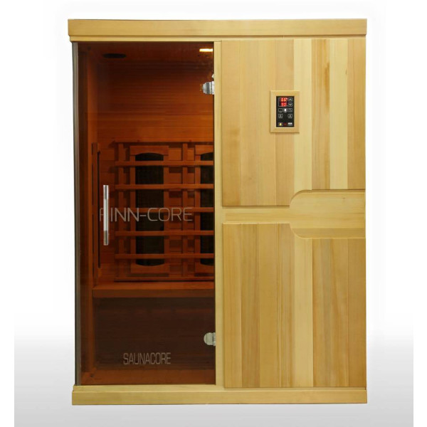SaunaCore FN4X4H Entry Level Sauna Room In Hemlock Wood