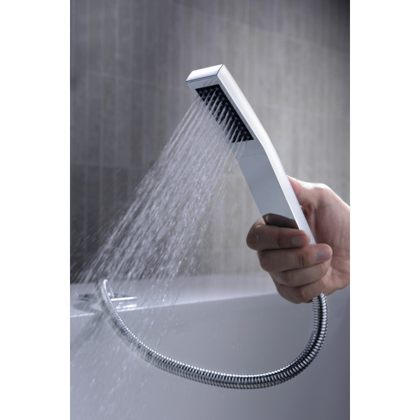 ANZZI FR-AZ044CH Guaira Waterfall Deck Mount Roman Tub Faucet In Chrome