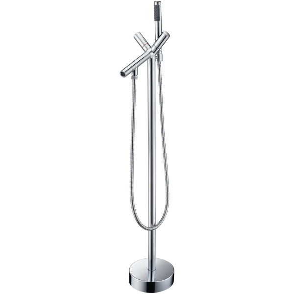 ANZZI FS-AZ0042 Havasu 2 Handles Claw Foot Tub Faucet With Hand Shower