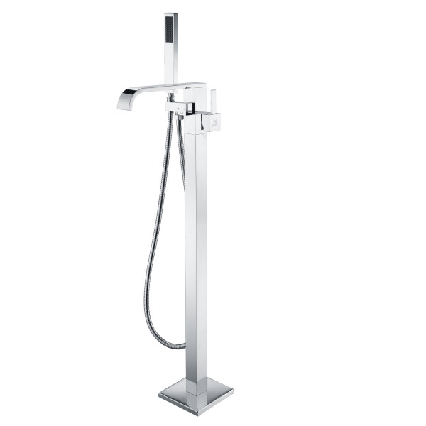 ANZZI FS-AZ0044 Angel Floor Mount Claw Foot Tub Faucet With Hand Shower