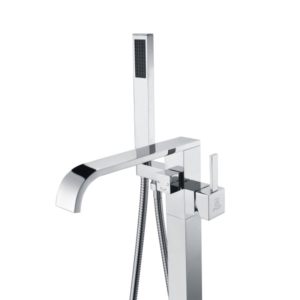 ANZZI FS-AZ0044 Angel Floor Mount Claw Foot Tub Faucet With Hand Shower