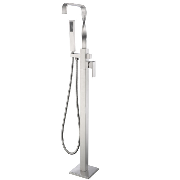 ANZZI FS-AZ0050 Yosemite Stainless Steel Tub Faucet With Hand Shower