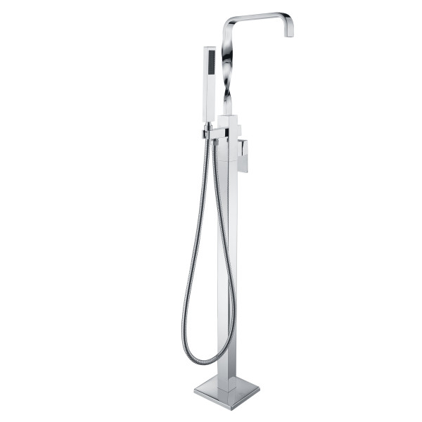 ANZZI FS-AZ0050 Yosemite Stainless Steel Tub Faucet With Hand Shower