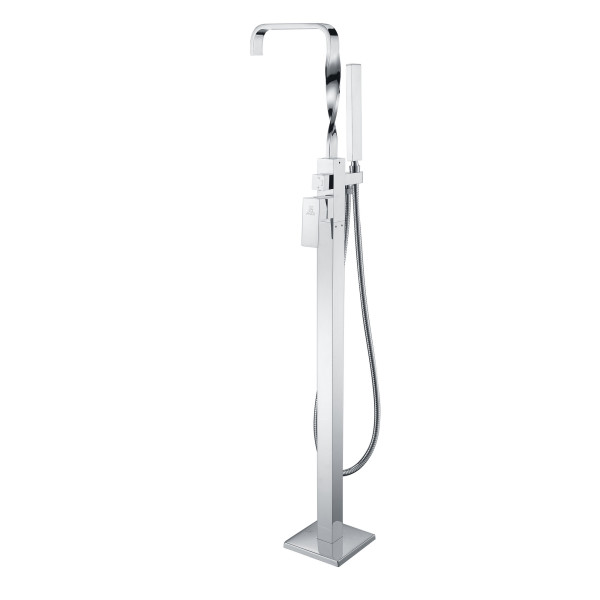 ANZZI FS-AZ0050 Yosemite Stainless Steel Tub Faucet With Hand Shower