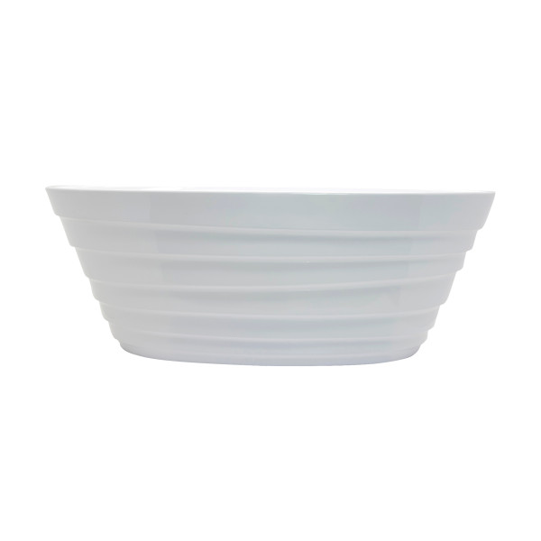 ANZZI FT-AZ068 Nimbus Center Drain Freestanding Bathtub in Glossy White