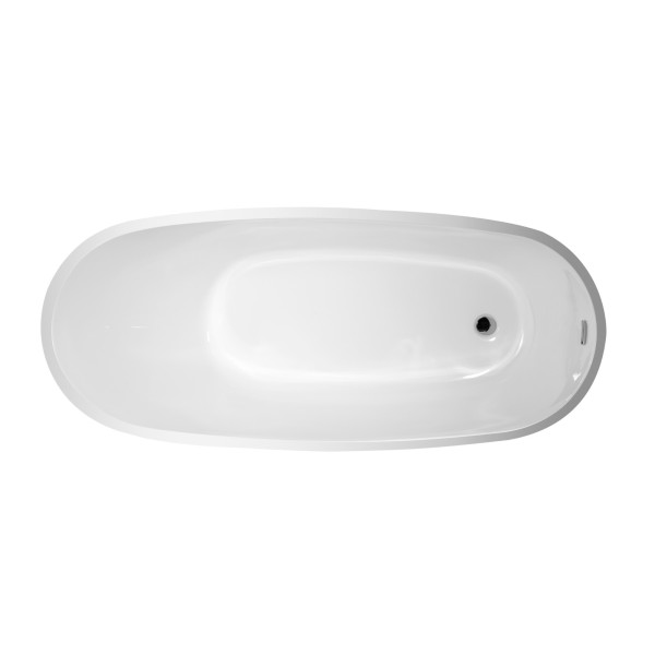 ANZZI FT-AZ069 Bouie Series 5.68 ft. Freestanding Bathtub in Caiman Skin