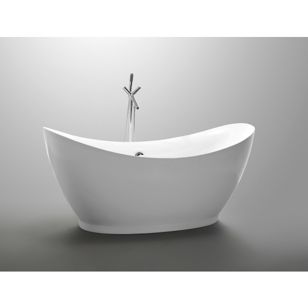 ANZZI FT-AZ091 Reginald Series 5.67 ft. Freestanding Bathtub in White