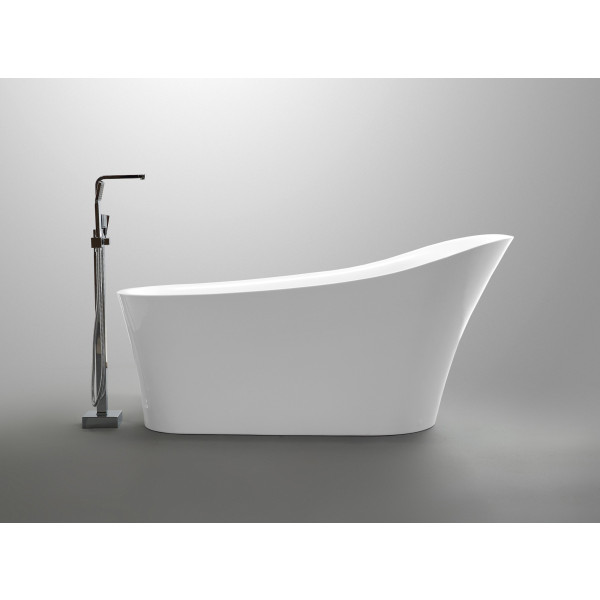ANZZI FT-AZ092 Maple Series 5.58 ft. Freestanding Bathtub in White