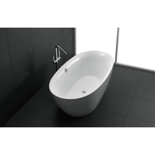 ANZZI FT-AZ107 Adze Series 5.9 ft. Freestanding Bathtub in White