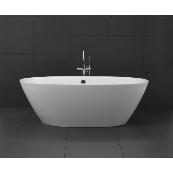 ANZZI FT-AZ107 Adze Series 5.9 ft. Freestanding Bathtub in White
