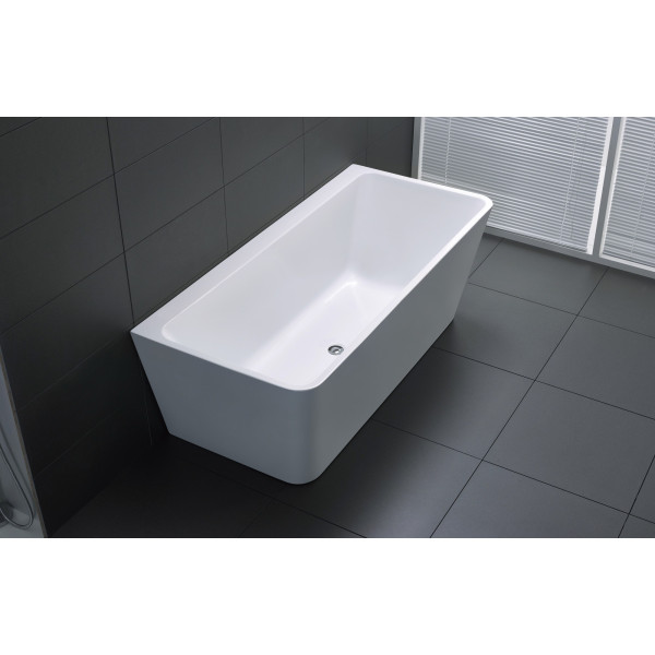 ANZZI FT-AZ109 Strait Series 5.58 ft. Freestanding Bathtub in White