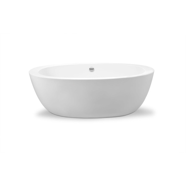 ANZZI FT-AZ111 Yield Series 5.58 ft. Freestanding Bathtub in White