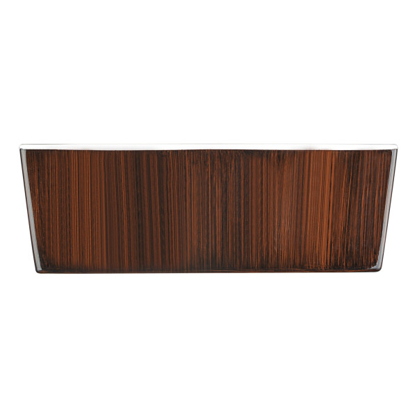 ANZZI FT-AZ205 Rook Series 5.69 ft. Freestanding Bathtub in Mahogany